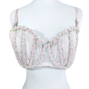 Victoria's Secret Dream Angels Plus size Balconette Bra 38DDD Women New pink VS